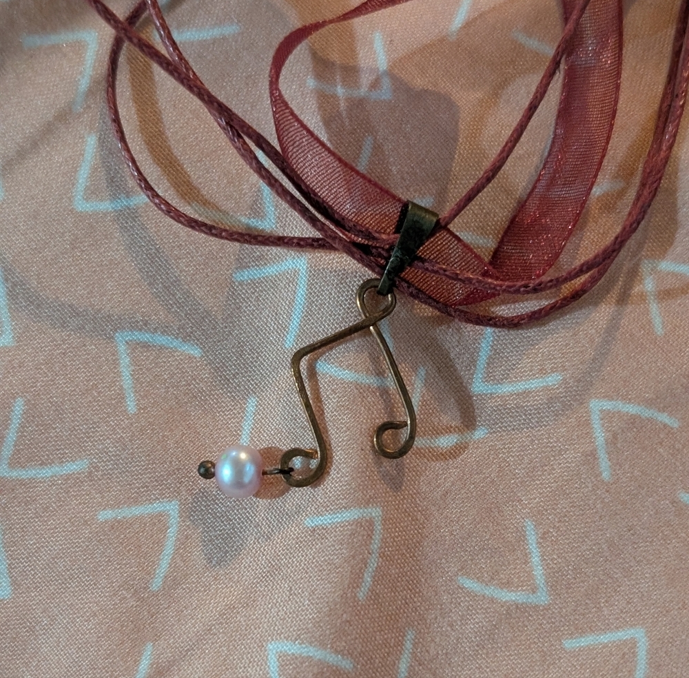 Music Note Necklace